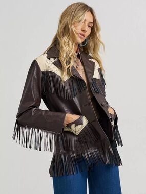 Wrangler Faux Leather Jacket